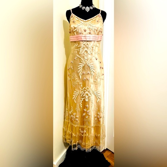 sue wong beaded embroidered dress Sue Wong main image 0